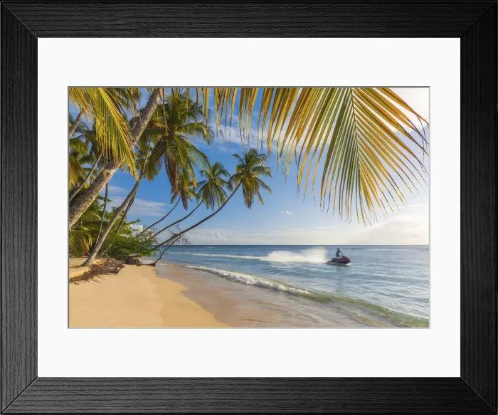 Framed Print : Caribbean, Trinidad and Tobago, Tobago, Pigeon Point Framed Print : Caribbean, Trinidad and Tobago, Tobago, Pigeon Point