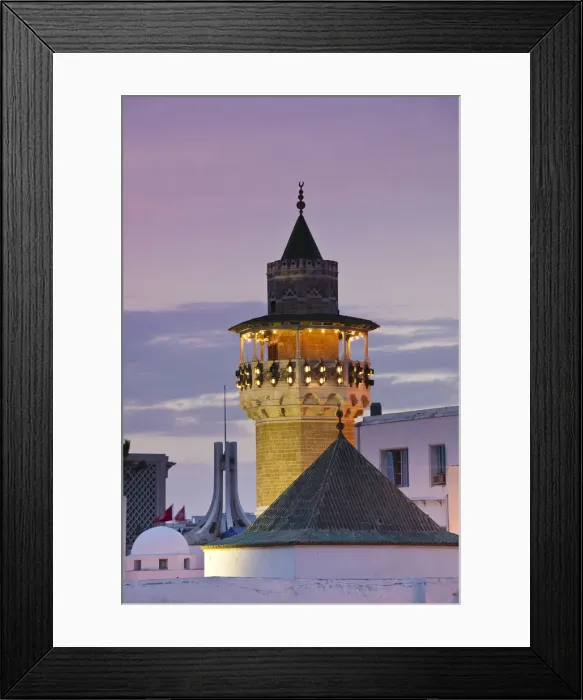 Framed Print : Tunisia, Tunis, Medina, Mosque of Youssef Dey Framed Print : Tunisia, Tunis, Medina, Mosque of Youssef Dey