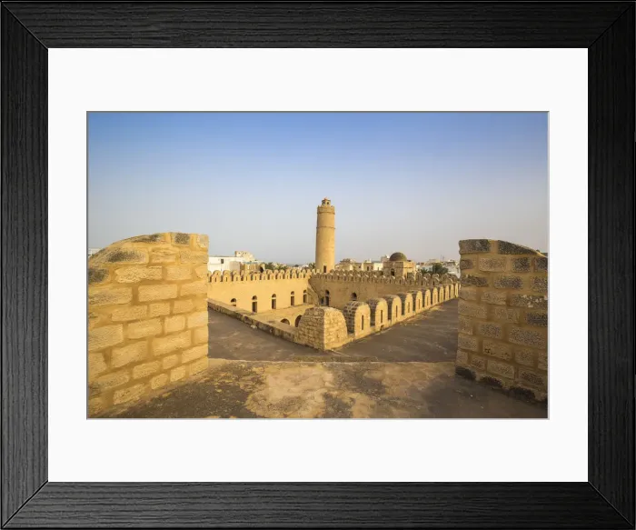 Framed Print : Tunisia, Sousse, Rabat - fortified Islamic monastry Framed Print : Tunisia, Sousse, Rabat - fortified Islamic monastry
