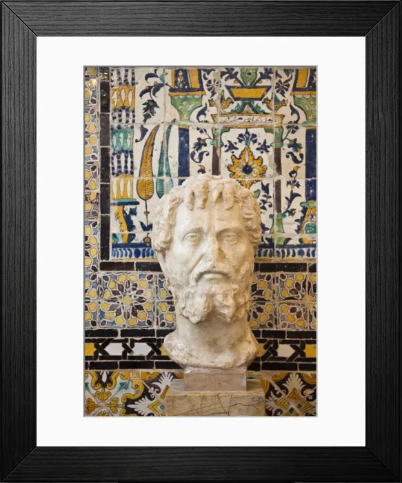 Framed Print : Tunisia, Tunis, Bardo Museum, Roman-era sculpture Framed Print : Tunisia, Tunis, Bardo Museum, Roman-era sculpture