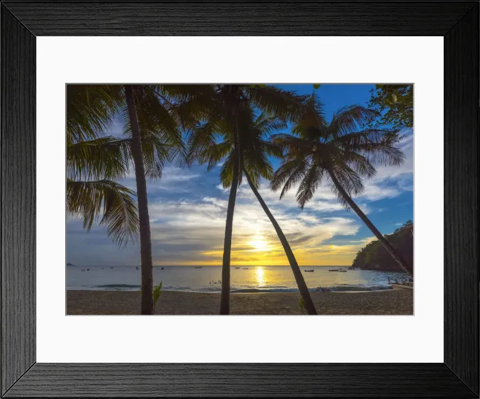 Framed Print : Caribbean, Trinidad and Tobago, Tobago, Castara Bay, Castara Framed Print : Caribbean, Trinidad and Tobago, Tobago, Castara Bay, Castara