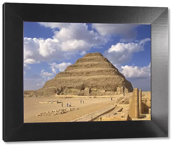 Egypt, Sakkara, Step Pyramid of Zoser