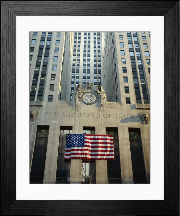 Framed Print : USA, Illinois, Chicago Board of Trade Framed Print : USA, Illinois, Chicago Board of Trade