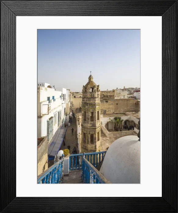 Framed Print : Tunisia, Sousse, Madina, Zaouia Zakkak