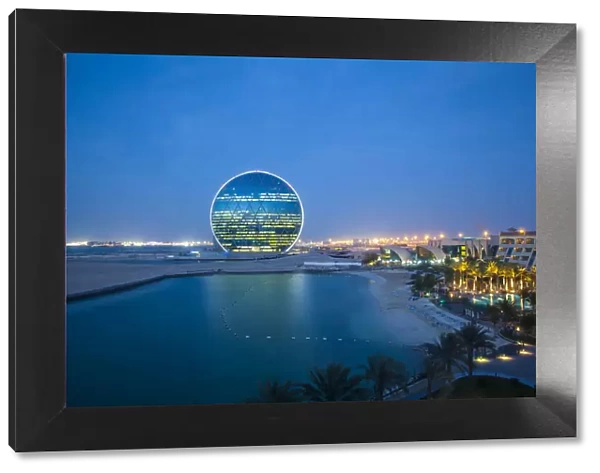 United Arab Emirates, Abu Dhabi, Al Raha, View of Aldar Headquarters - the first circular
