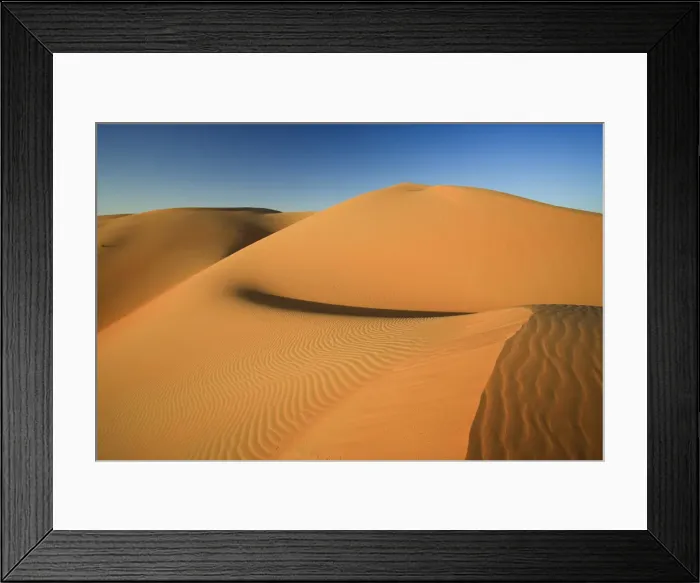 Framed Print : United Arab Emirates, Liwa Oasis, Sand dunes near the Empty Quarter Desert