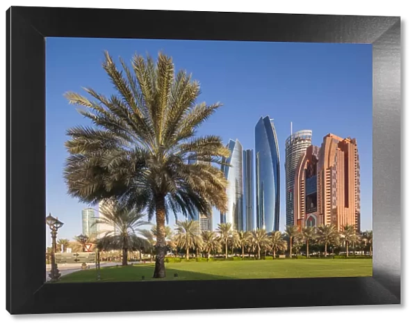 UAE, Abu Dhabi, Etihad Towers