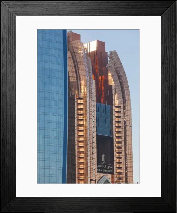 Framed Print : UAE, Abu Dhabi, Bab Al Qasr Hotel Framed Print : UAE, Abu Dhabi, Bab Al Qasr Hotel
