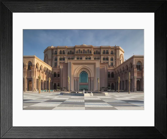Framed Print : UAE, Abu Dhabi, Emirates Palace Hotel, exterior Framed Print : UAE, Abu Dhabi, Emirates Palace Hotel, exterior