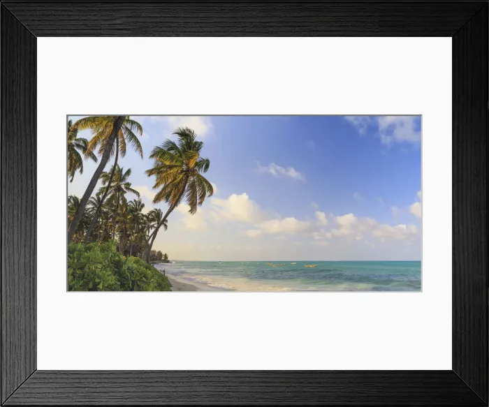 Framed Print : Tanzania. Zanzibar, Paje, beach Framed Print : Tanzania. Zanzibar, Paje, beach