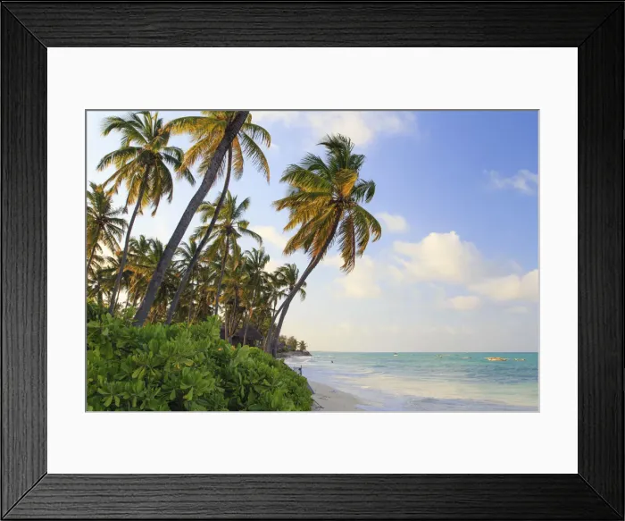 Framed Print : Tanzania. Zanzibar, Paje, beach Framed Print : Tanzania. Zanzibar, Paje, beach