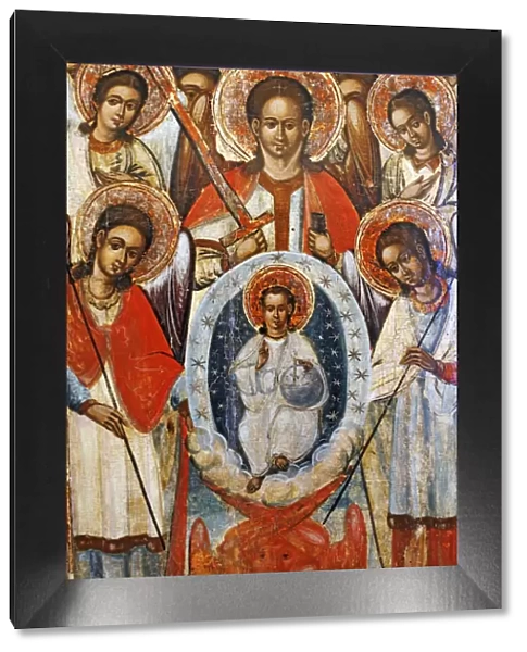 Assembly of the Archangel Michael (17 century), Volyn icon, museum, Lutsk, Volyn oblast