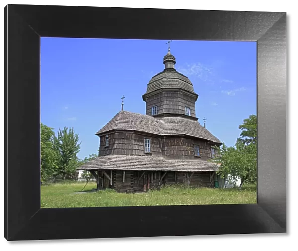 St. Trinity wooden church (1760s), Drabovtsy, Cherkasy Oblast, Ukraine