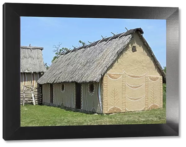 Historical reconstruction of village dated back to Cucuteni-Trypillian culture, Legedzino