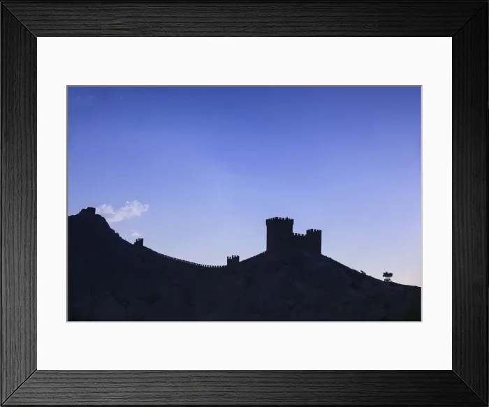 Framed Print : Ukraine, Crimea, Sudak, Genoese fortress Framed Print : Ukraine, Crimea, Sudak, Genoese fortress
