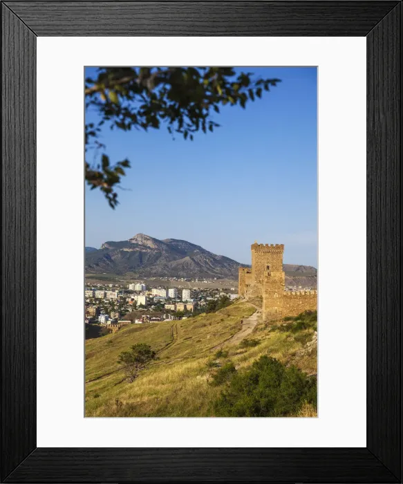 Framed Print : Ukraine, Crimea, Sudak, Genoese fortress Framed Print : Ukraine, Crimea, Sudak, Genoese fortress