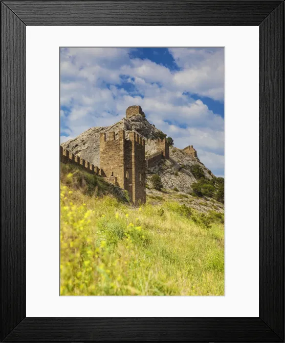 Framed Print : Ukraine, Crimea, Sudak, Genoese fortress Framed Print : Ukraine, Crimea, Sudak, Genoese fortress