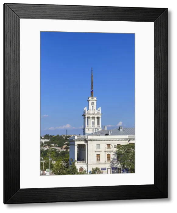 Framed Print : Ukraine, Crimea, Sevastopol, Theatre on Ushakova Square Framed Print : Ukraine, Crimea, Sevastopol, Theatre on Ushakova Square