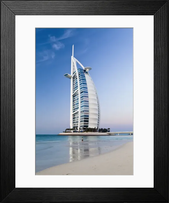 Framed Print : United Arab Emirates (UAE), Dubai, The Burj Dubai Hotel Framed Print : United Arab Emirates (UAE), Dubai, The Burj Dubai Hotel
