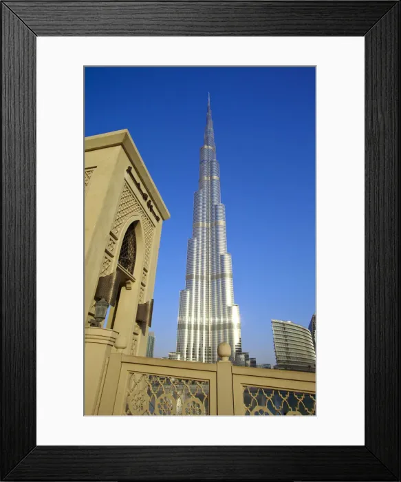 Framed Print : Burj Khalifa, Dubai, United Arab Emirates Framed Print : Burj Khalifa, Dubai, United Arab Emirates