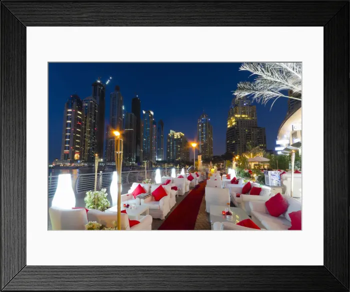 Framed Print : UAE, Dubai, Dubai Marina Framed Print : UAE, Dubai, Dubai Marina