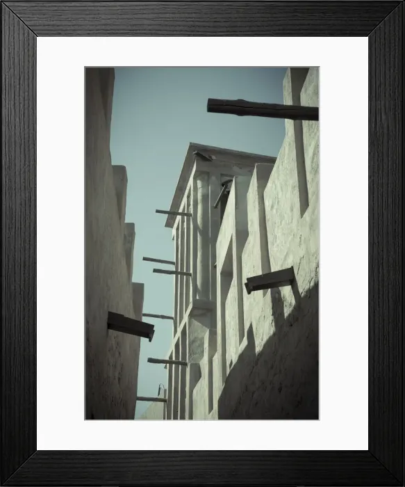 Framed Print : Bastakia Quarter, Bur Dubai, Dubai Creek, Dubai, United Arab Emirates Framed Print : Bastakia Quarter, Bur Dubai, Dubai Creek, Dubai, United Arab Emirates