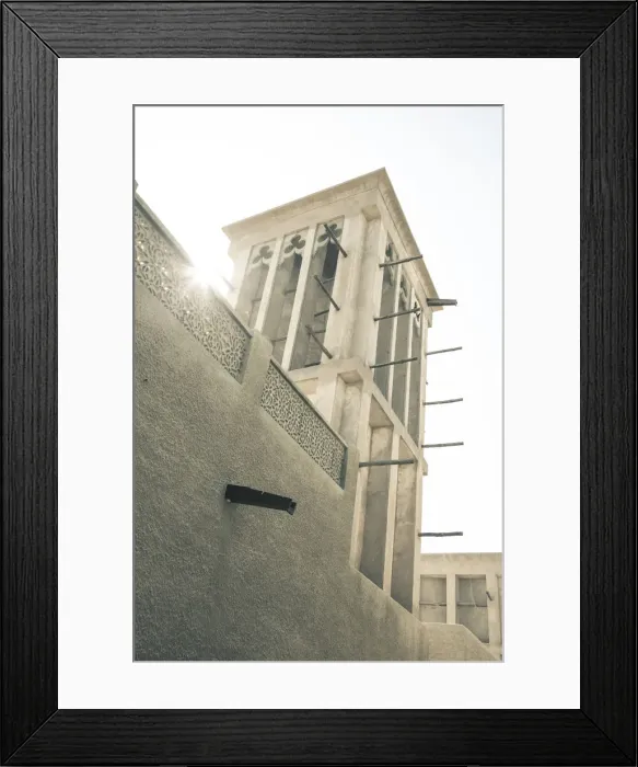 Framed Print : Bastakia Quarter, Bur Dubai, Dubai Creek, Dubai, United Arab Emirates Framed Print : Bastakia Quarter, Bur Dubai, Dubai Creek, Dubai, United Arab Emirates