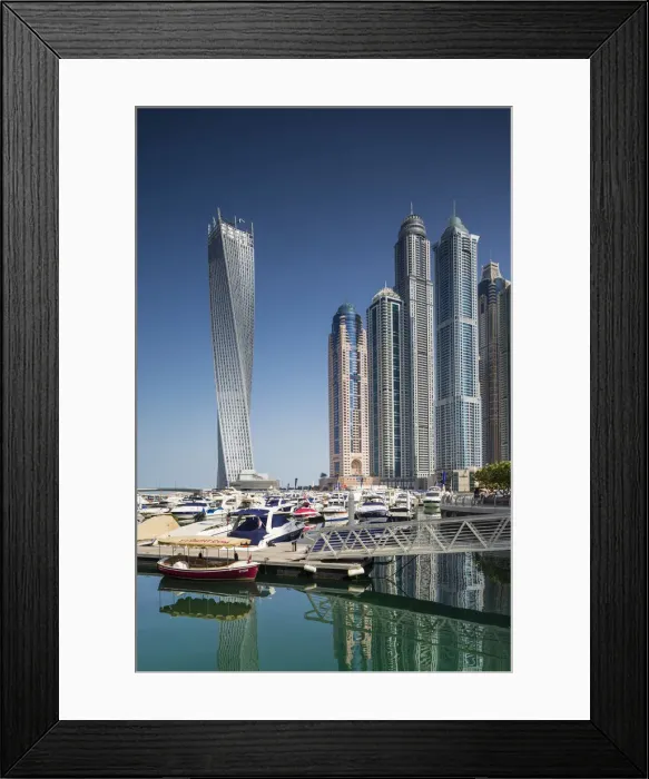 Framed Print : Dubai Marina, Dubai, United Arab Emirates Framed Print : Dubai Marina, Dubai, United Arab Emirates