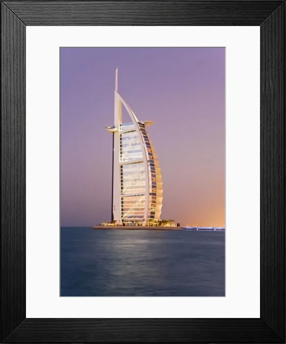 Framed Print : Middle East, Dubai, The Iconic visual symbol of Dubai, The Burj Al Arab