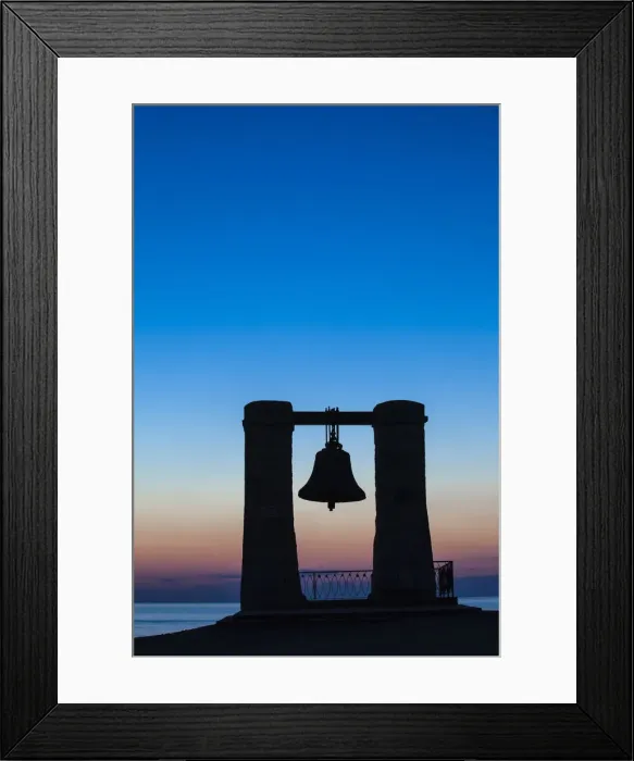 Framed Print : Ukraine, Crimea, Sevastopol, Khersoness, Fog bell - which comes from a Crimean War cannon Framed Print : Ukraine, Crimea, Sevastopol, Khersoness, Fog bell - which comes from a Crimean War cannon