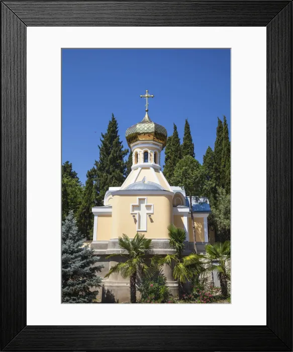 Framed Print : Ukraine, Crimea, Yalta, Alexander Nevsky Cathedral Framed Print : Ukraine, Crimea, Yalta, Alexander Nevsky Cathedral