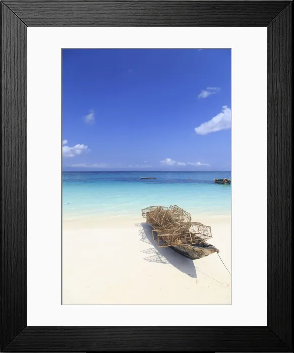 Framed Print : Tanzania. Zanzibar, Kendwa, Beach resort