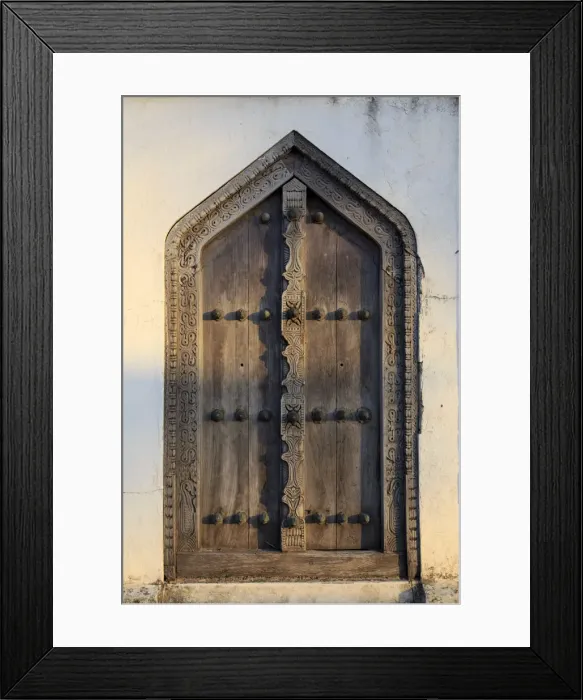 Framed Print : Tanzania. Zanzibar, Stone Town, Old Town with walls of the Historic Ngome Kongwe Framed Print : Tanzania. Zanzibar, Stone Town, Old Town with walls of the Historic Ngome Kongwe