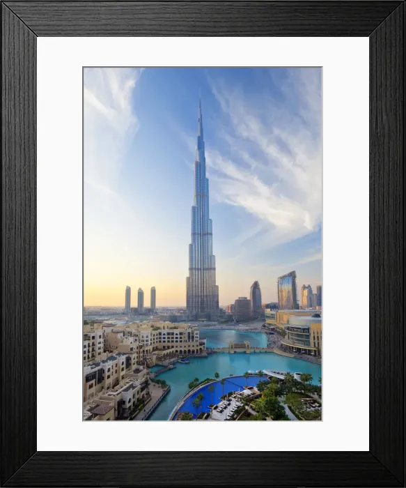 Framed Print : United Arab Emirates (UAE), Dubai, The Burj Khalifa