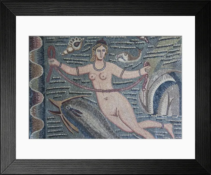 Framed Print : Tunisia, Sidi Bou Said, souvenir mosaic Framed Print : Tunisia, Sidi Bou Said, souvenir mosaic