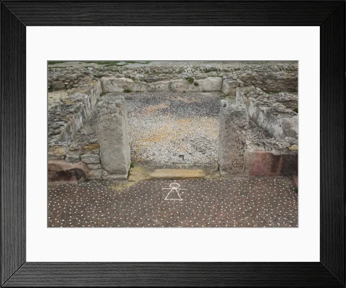 Framed Print : Tunisia, Cap Bon, Kerkouane, ruins of ancient Punic settlement, House of Tanit, Punic Framed Print : Tunisia, Cap Bon, Kerkouane, ruins of ancient Punic settlement, House of Tanit, Punic