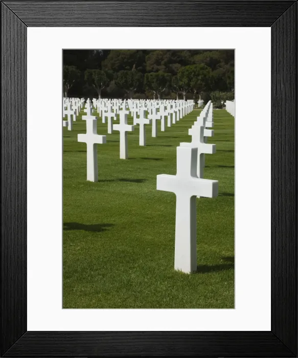 Framed Print : Tunisia, Tunis, Carthage, US World War Two-era War Cemetery Framed Print : Tunisia, Tunis, Carthage, US World War Two-era War Cemetery