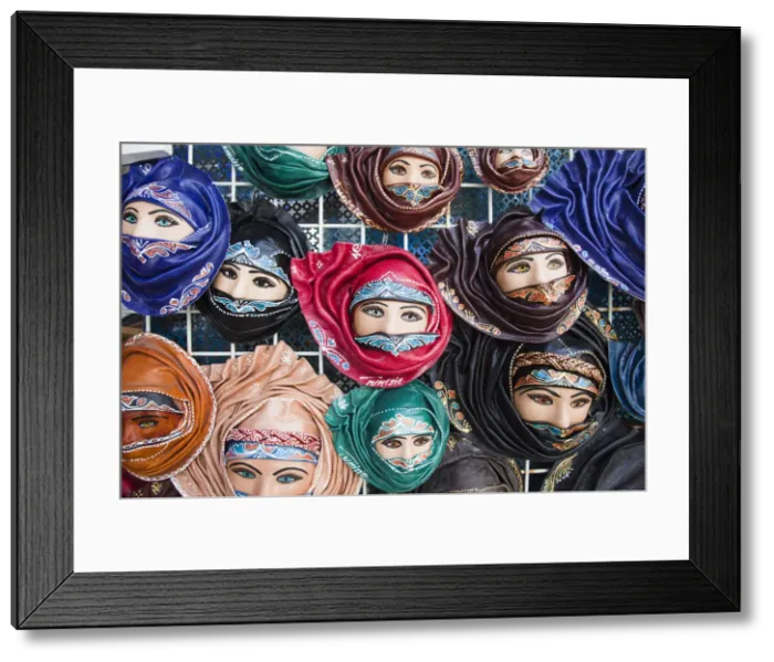 Framed Print : Tunisia, Cap Bon, Hammamet, Tunisian souvenirs