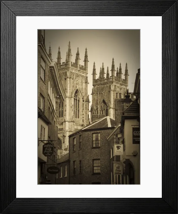 Framed Print : UK, England, Yorkshire, York, York Minster