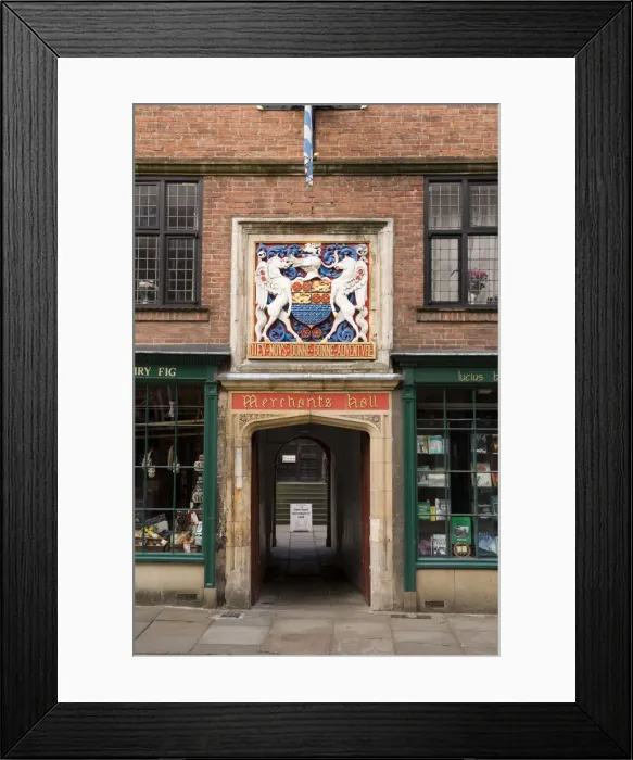 Framed Print : UK, England, York, Merchants Hall Framed Print : UK, England, York, Merchants Hall