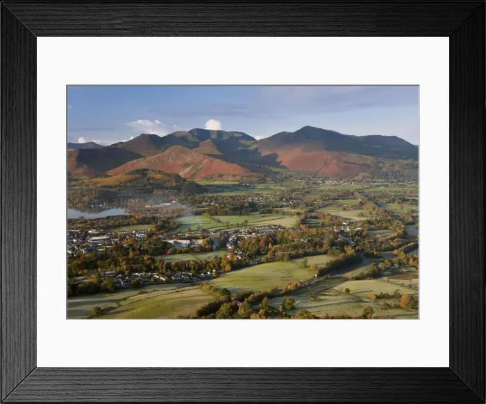Framed Print : England, Cumbria, Lake District, Keswick & Derwent Water Framed Print : England, Cumbria, Lake District, Keswick & Derwent Water