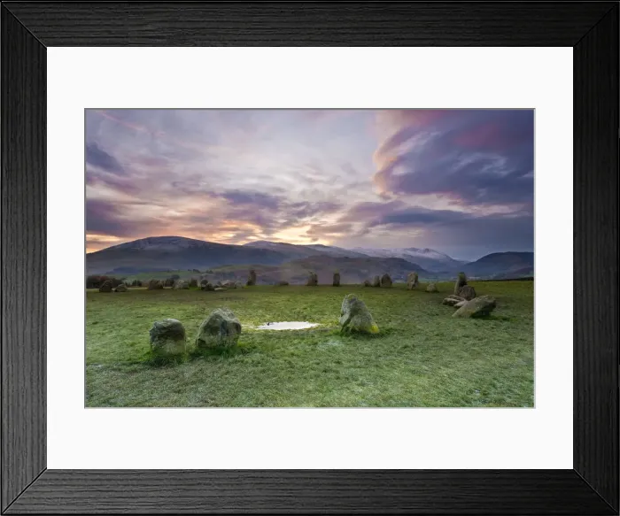 Framed Print : Castlerigg stone circle, Keswick, Lake District, Cumbria, England Framed Print : Castlerigg stone circle, Keswick, Lake District, Cumbria, England