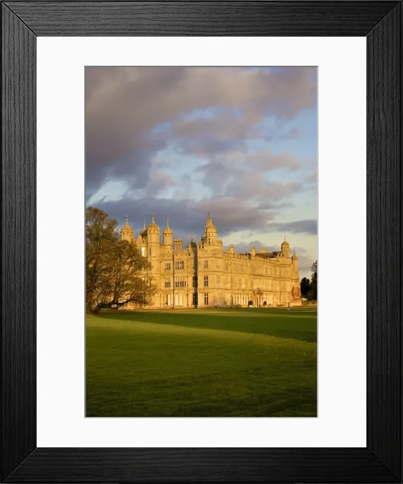 Framed Print : Burghley House, Stamford, Lincolnshire, England, UK Framed Print : Burghley House, Stamford, Lincolnshire, England, UK