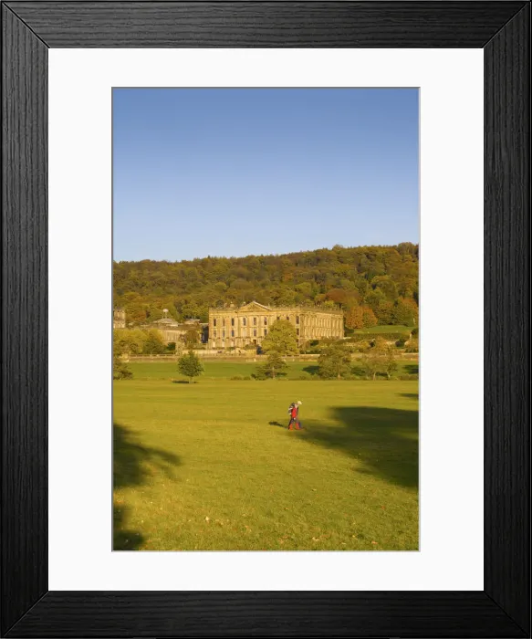 Framed Print : Chatsworth House, Derbyshire, England, UK