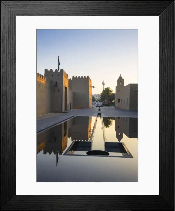 Framed Print : United Arab Emirates, Abu Dhabi, Al Ain, Qasr Al Muwaiji, birthplace of Sheikh Zayed Framed Print : United Arab Emirates, Abu Dhabi, Al Ain, Qasr Al Muwaiji, birthplace of Sheikh Zayed