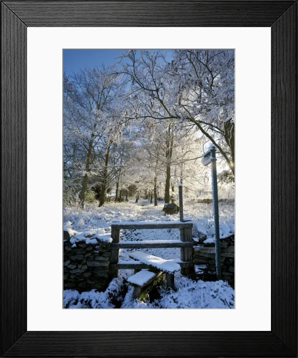 Framed Print : Snow in Rural England, UK, Leicestershire, England, UK Framed Print : Snow in Rural England, UK, Leicestershire, England, UK