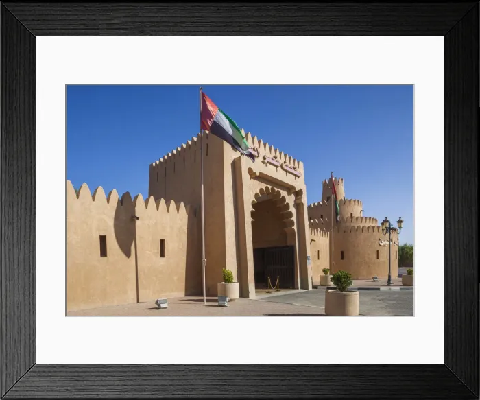 Framed Print : UAE, Al Ain, Sheikh Zayed Palace Museum, one time home of modern UAE founder Sheikh Framed Print : UAE, Al Ain, Sheikh Zayed Palace Museum, one time home of modern UAE founder Sheikh