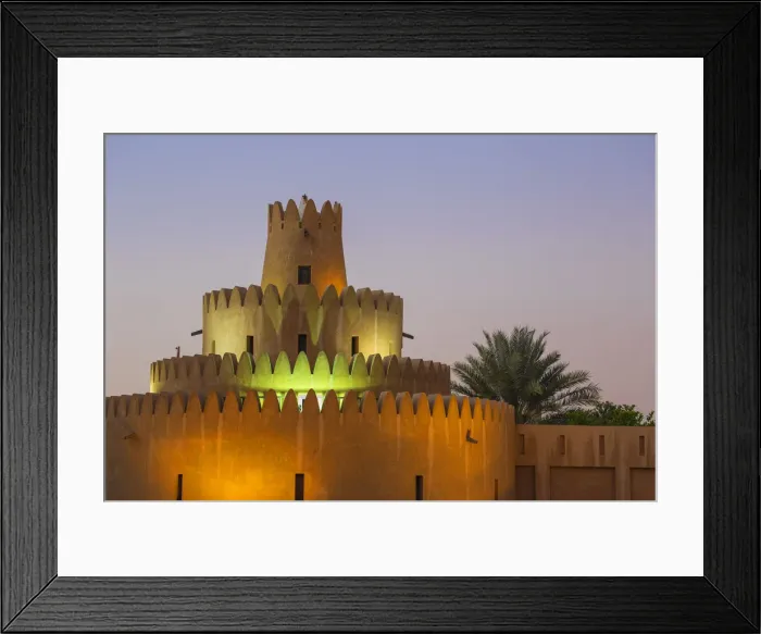 Framed Print : United Arab Emirates, Abu Dhabi, Al Ain, Al Ain Palace Museum, Former home of