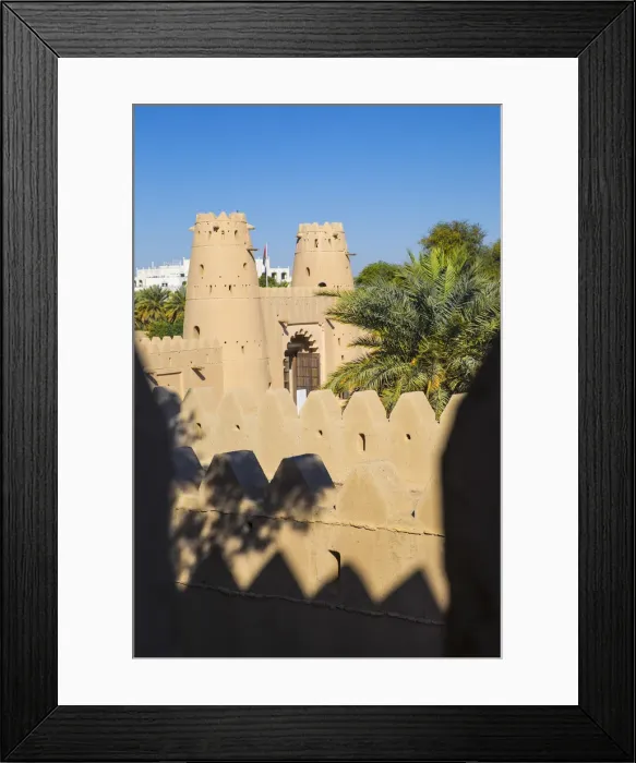 Framed Print : United Arab Emirates, Abu Dhabi, Al Ain, Al Jahili Fort Framed Print : United Arab Emirates, Abu Dhabi, Al Ain, Al Jahili Fort