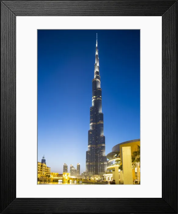 Framed Print : Burj Khalifa (worlds tallest building), Downtown, Dubai, United Arab Emirates Framed Print : Burj Khalifa (worlds tallest building), Downtown, Dubai, United Arab Emirates